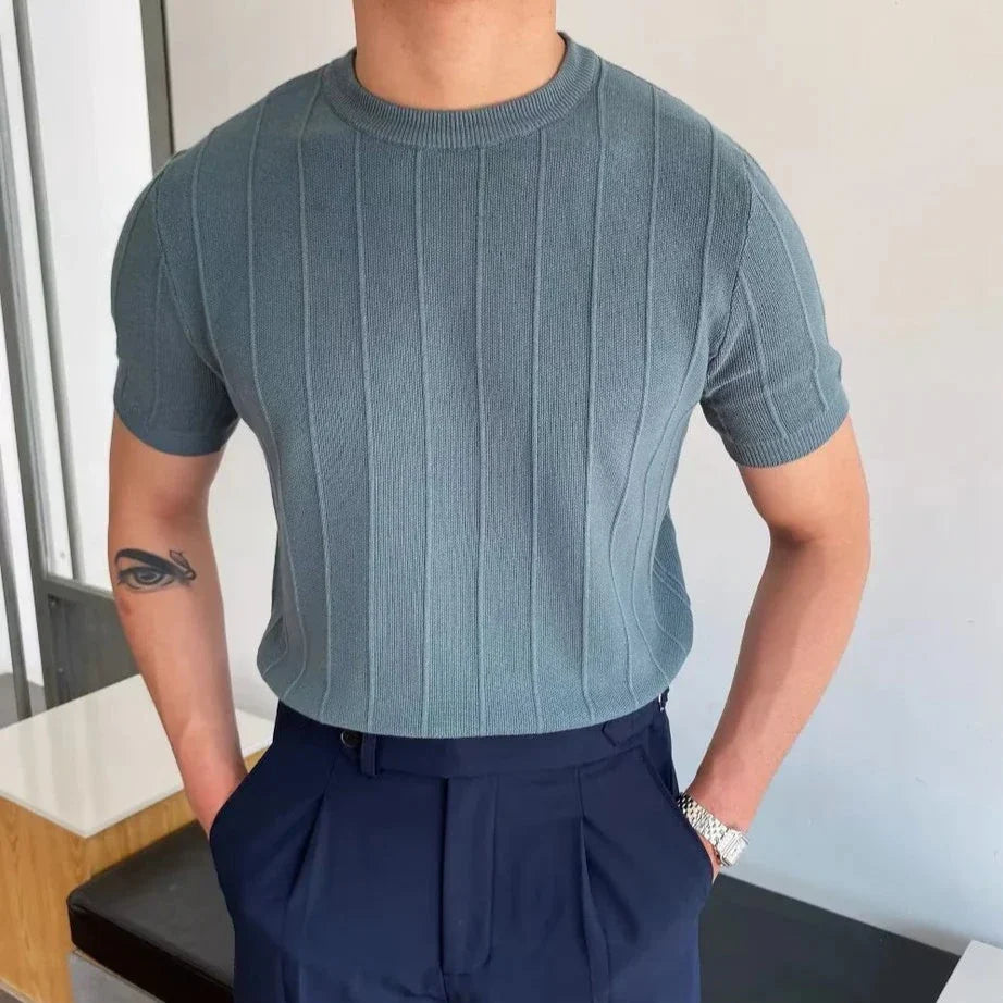 Thomas - Ribbed T-Shirt