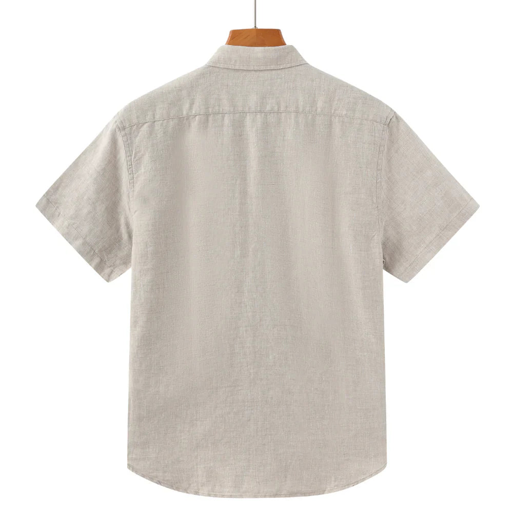 Charles - Linen Shirt (Shortsleeve)