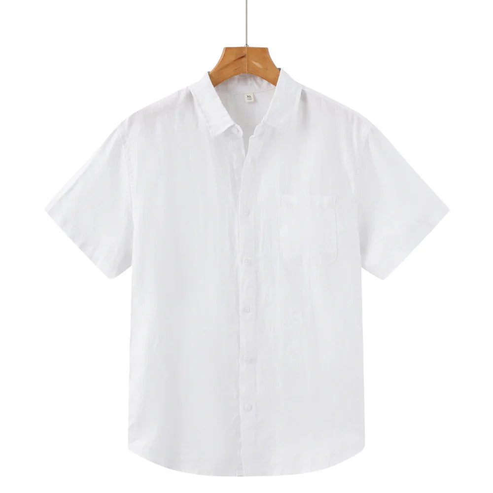 Charles - Linen Shirt (Shortsleeve)