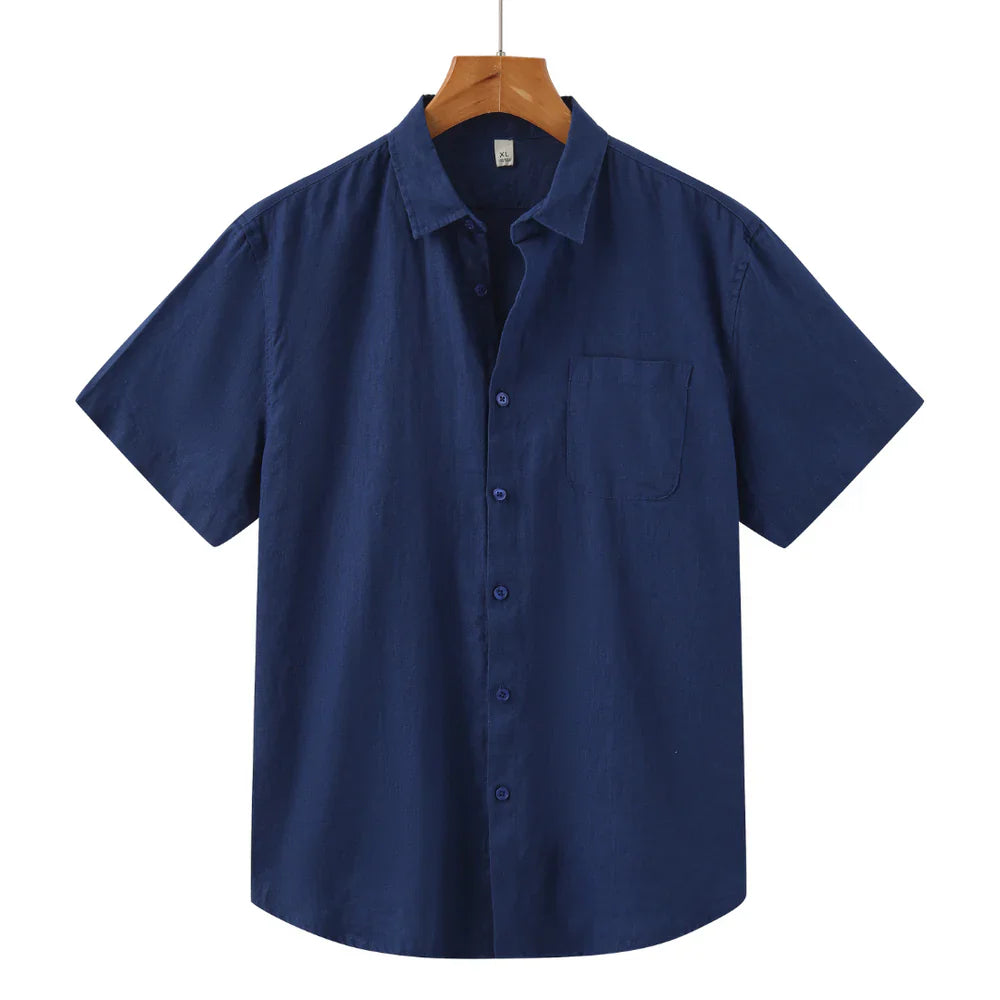 Charles - Linen Shirt (Shortsleeve)