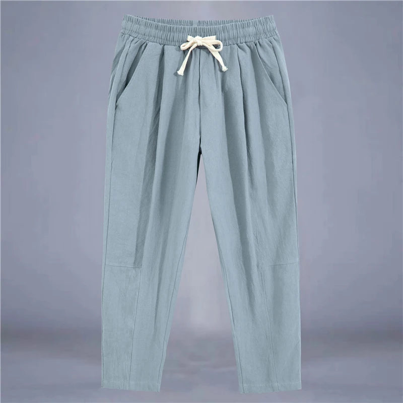 Vincent - Loose Fit Linen Pantalon