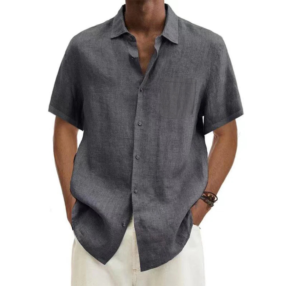 George - Linen Shirt (Shortsleeve)