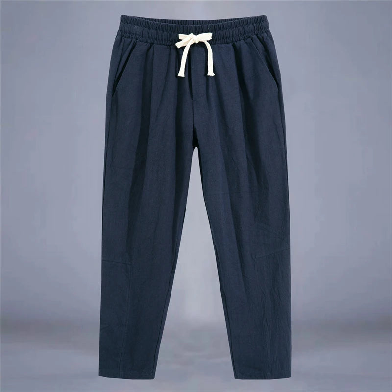 Vincent - Loose Fit Linen Pantalon