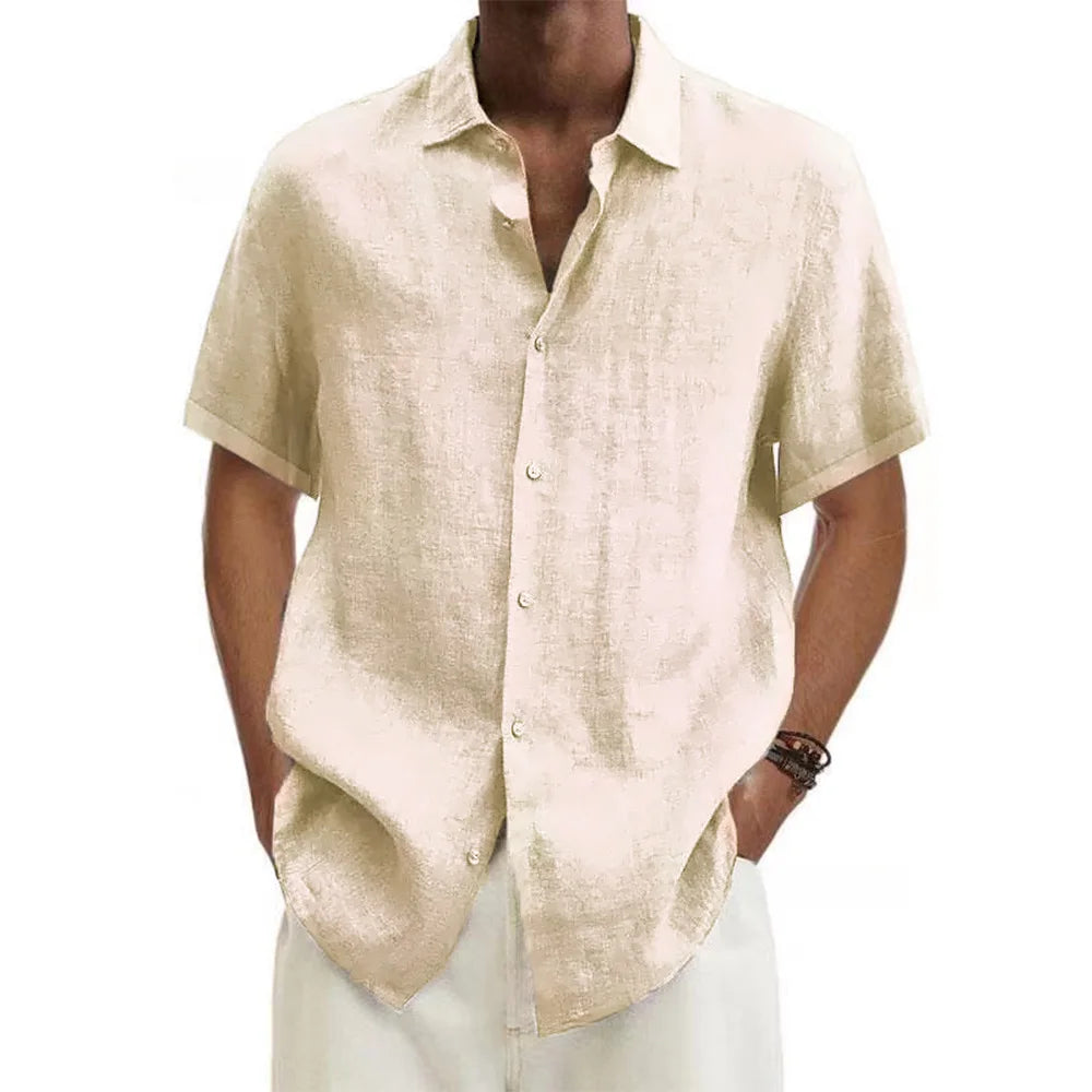 George - Linen Shirt (Shortsleeve)