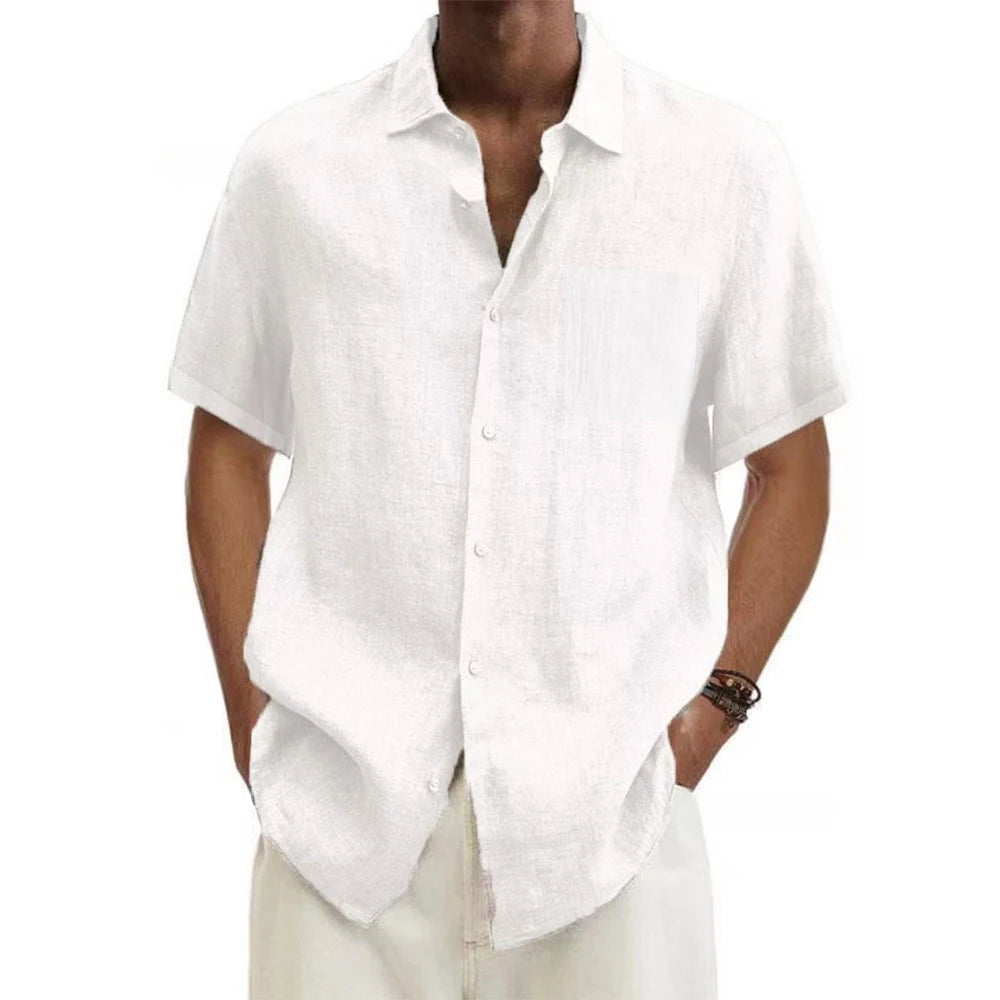 George - Linen Shirt (Shortsleeve)